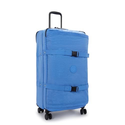 Kipling Women's Spontaneous Large 31-Inch Softside Spinner Wheel Luggage, Integrated TSA Accepted Lock - color: Cocktail Blue, size: Large