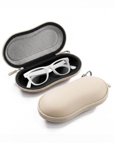 ProCase Sunglasses Case, Hard Shell Glasses Case for Men Women -Beige - color: Beige