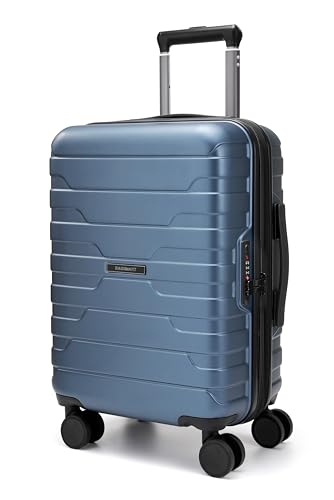 BAGSMART Carry-On Luggage 20" Expandable Spinner 22x14x9,Blue - color: Royalblue