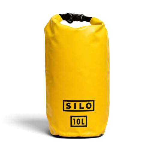 SILO Dry Drop 10L Waterproof Dry Bag - Roll-Top, Trail, Kayak - Yellow - color: Yellow