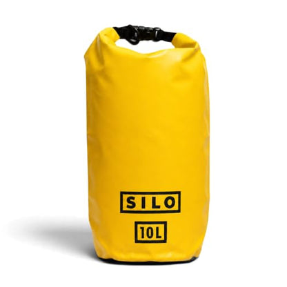 SILO Dry Drop 10L Waterproof Dry Bag - Roll-Top, Trail, Kayak - Yellow - color: Yellow