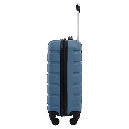 Wrangler Hardside Spinner Luggage, Blue Heaven, Carry-On 20-Inch - color: Blue Heaven