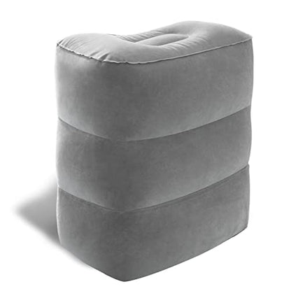 Betus Inflatable Travel Foot Rest Pillow - Ultra Comfortable and Compact - Toddle & Kids Leg Rest Stool for Long Flight/Trip by Airplane or Car - color: Foot Pillow