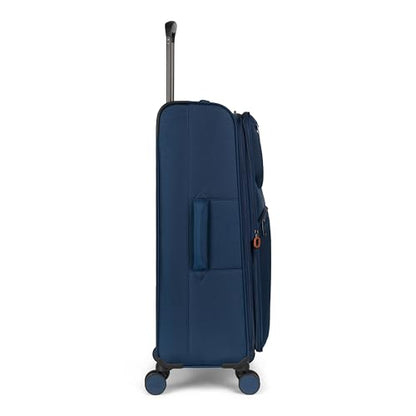 Quiksilver Buxton Suitcases Softside Expandable Luggage with Spinner Wheels, Large 3-Piece Set (20/26/30) (Navy) - color: Navy