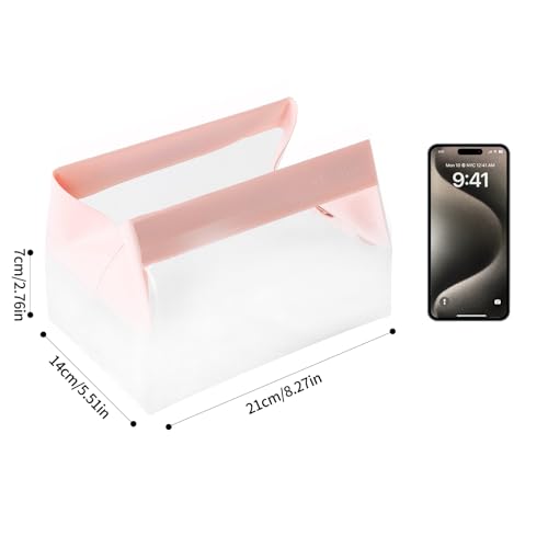 Clear Toiletry Bag with Magnetic Closure, 0.7mm Thick Structured TPU Travel Organizer, Transparent Pouch for Toiletries, Makeup and Daily Essentials, Modern Color Trim(Pink Trim) - color: Pink