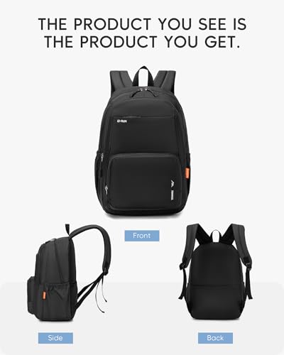 40x30x15 cm Personal Item Travel Bag,16x12x6 inch Small Carry On Backpack 20L, Flight Approved Underseat Travel Bag Cabin Size Lightweight Black - color: Black