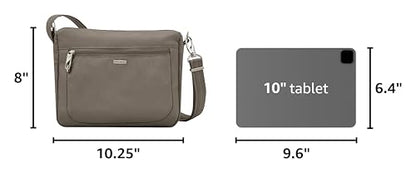 Travelon Anti-Theft Classic Small East/West Crossbody - color: Nutmeg