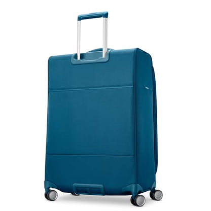 Samsonite UpLIFT Lightweight Medium Checked Softside Luggage with Spinner Wheels - Expandable - Airline-Approved, Polyester Soft Suitcase for Ultra Light Travel - Cerulean Blue - color: Cerulean Blue, size: Medium Checked