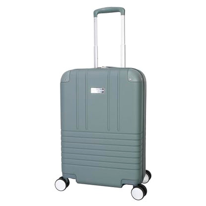 Jessica Simpson Countryside 21" Expandable 8-Wheel Spinner Carry On Luggage Suitcase, Chinois Green - color: Chinois Green, size: Carry-On