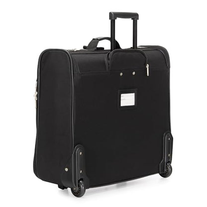 Travel Select Amsterdam Business Rolling Garment Bag, Softside Expandable Rolling 2-Wheeled Suit Carrier, Navy, One Size - color: Navy