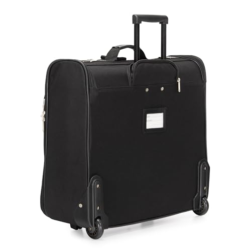 Travel Select Amsterdam Business Rolling Garment Bag, Softside Expandable Rolling 2-Wheeled Suit Carrier, Navy, One Size - color: Navy