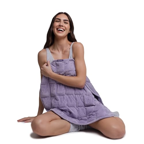 nodpod Body 6.5lb Patented Compact Weighted Blanket - color: Wisteria
