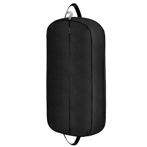 Limoomil 43" 6"‑Gusset Waterproof Foldable Suit Bag, Darkgrey - color: Darkgrey, size: 42" x 24" x 6"
