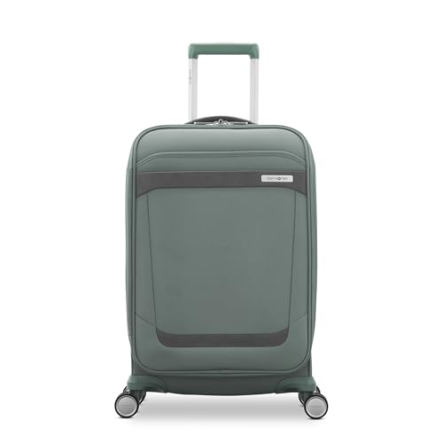 Samsonite Elevation Plus 22-Inch Carry-On - Expandable Softside Spinner Luggage - Cypress Green - color: Cypress Green, size: Expandable Carry-On
