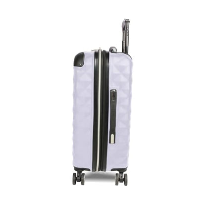 Kenneth Cole REACTION Diamond Tower Collection Lightweight Hardside Expandable 8-Wheel Spinner Travel Luggage, Lavender, 2-Piece Set (20" & 28") - color: Lavender, size: 2-Piece Set (20" & 28")