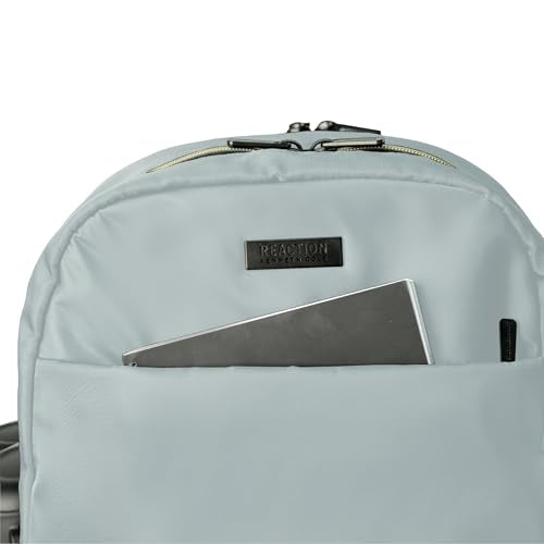 Kenneth Cole REACTION Madison Square Lightweight Hardside Chevron Expandable Spinner Luggage, Slate, 2-Piece (20" Carry On + Sophie Backpack) - color: Slate, size: 2-Piece (20" Carry On + Sophie Backpack)