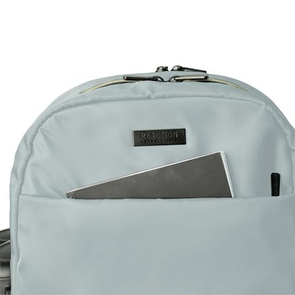 Kenneth Cole REACTION Madison Square Lightweight Hardside Chevron Expandable Spinner Luggage, Slate, 2-Piece (20" Carry On + Sophie Backpack) - color: Slate, size: 2-Piece (20" Carry On + Sophie Backpack)