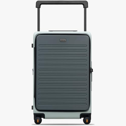 LEVEL8 Top Opening Luggage, 24 Inch Wide Handle Expandable Suitcase Celadon - color: Celadon, size: 24Inch