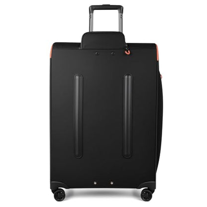 22" Softside Upright Luggage w/Front Open,Waterproof - color: Black, size: Carry-On 22-Inch