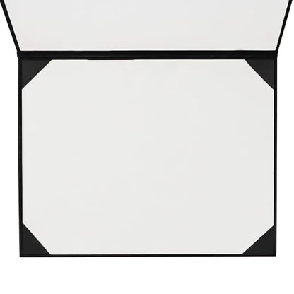 GraduationMall 8.5"x11" Smooth Padded Diploma Cover Certificate Holder Black,48-Packs - color: Black, size: 48 Packs