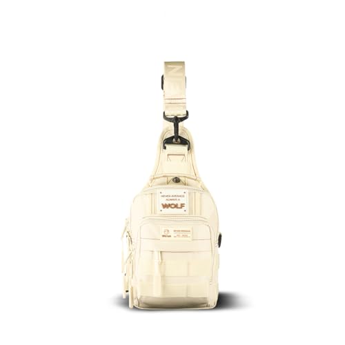 WOLFpak 4L Mini Tactical Sling Bag Crossbody - color: Vanilla