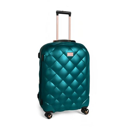 25'' Luggage,Expandable,PC Hardshell Suitcases w/Wheels - color: TEAL, size: 25 inch Single Piece