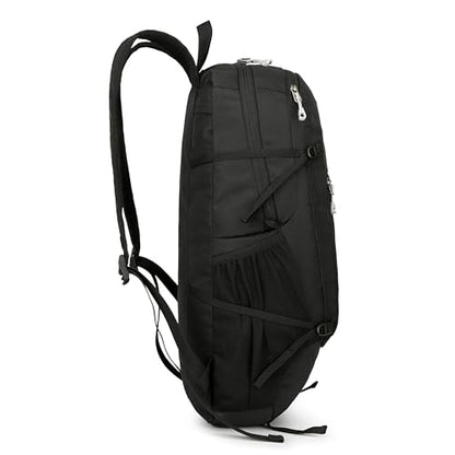 levayhill Hiking Foldable Backpack Packable Daypack,Black,30L - color: Black