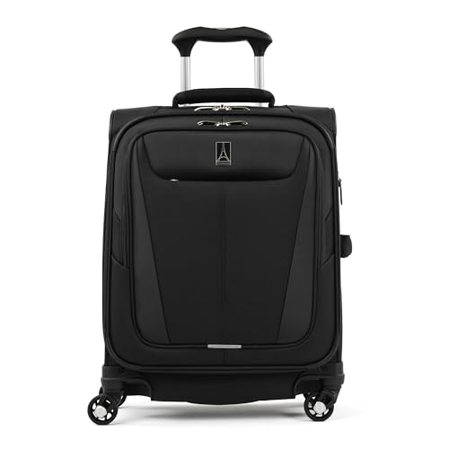 Travelpro Maxlite 5 International Carry-On Luggage Spinner, Black, 19-Inch - color: Black, size: International Carry-on 19-Inch