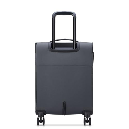 United Colors of Benetton Be Softside Expandable Luggage with Spinner Wheels, Anthracite, Carry-On 19 Inch - color: Anthracite, size: Carry-On 19 Inch