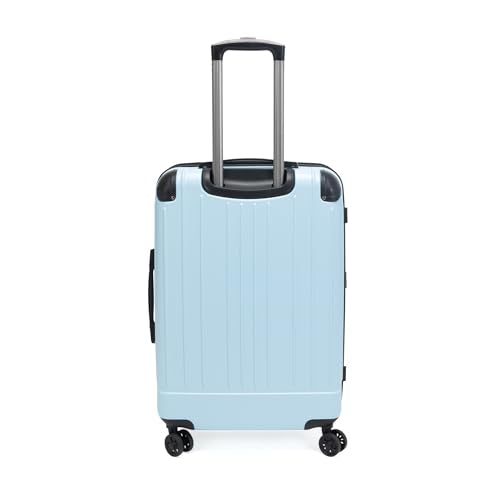 Kenneth Cole Reaction Flying Axis 24" Hardside Expandable 8-Wheel Spinner Check-Size Luggage, Dream Blue - color: Dream Blue, size: 24-Inch Checked