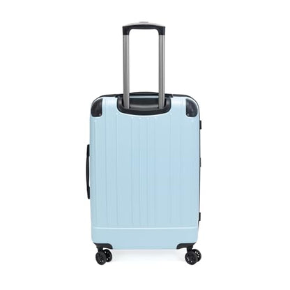 Kenneth Cole Reaction Flying Axis 24" Hardside Expandable 8-Wheel Spinner Check-Size Luggage, Dream Blue - color: Dream Blue, size: 24-Inch Checked
