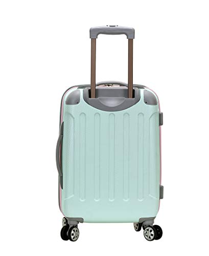 Rockland London Hardside 3 Piece Expandable Spinner Wheel Luggage Set, (20"/24"/28"), Mint - color: Mint, size: 3 Piece (28"/24"/20")