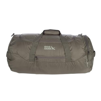 Eddie Bauer Stowaway Packable Duffel Bag| Travel | Foldable | Lightweight | Durable | Ripstop Polyester | 23" Length | 45L Capacity - Spruce Green - color: Spruce