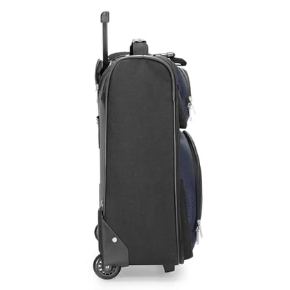 Travel Select Amsterdam Business Rolling Garment Bag, Softside Expandable Rolling 2-Wheeled Suit Carrier, Navy, One Size - color: Navy