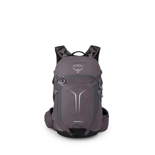 Osprey Sportlite 25L Lightweight Hiking Backpack, Purple OS - color: Graphite Purple, style: 25l - Extended Fit