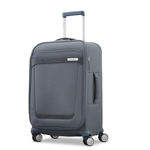 Samsonite Elevation Plus 22-Inch Carry-On - Expandable Softside Spinner Luggage - Slate - color: Slate, size: Expandable Carry-On