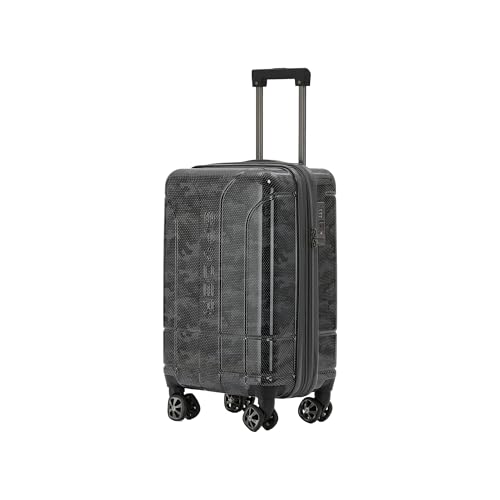Spyder Matrix 20 Inch Expandable Hardside Upright Suitcase with 360° Spinner Wheels, TSA Approved Lock, Gray/Black - color: Gray/Black, size: Carry-On