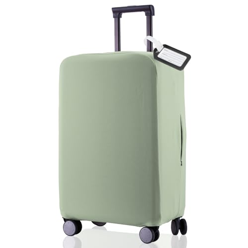 Travel Luggage Cover - Scratch-Resistant Fit 19-33 Inch, Cyan, 3XL - color: Cyan, size: 32-33 inch