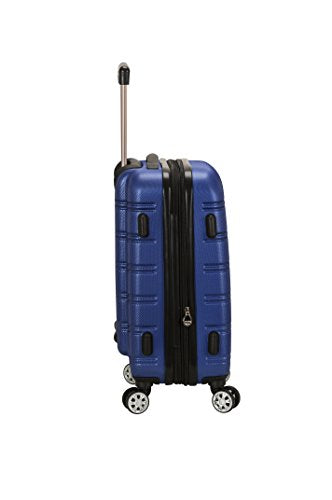 Rockland Melbourne Hardside 2 Piece Expandable Spinner Wheel Luggage Set, (20"/28"), Blue - color: Blue, size: 2 Piece (20"/28")