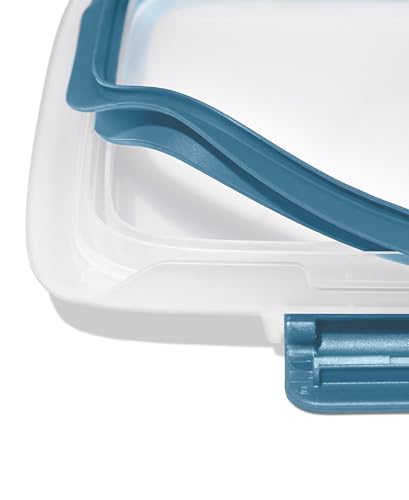 OXO Good Grips Prep & Go Food Storage Container - 5 Cups, Ocean Blue - color: Ocean Blue, style: 5 Cup Container