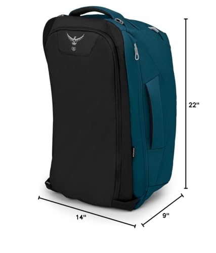 Osprey Fairview 40L Women's Travel Backpack, Night Jungle Blue - color: Night Jungle Blue, style: 40l