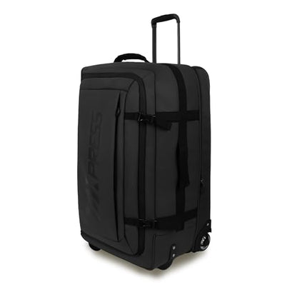 30" Expandable 15% Rolling Duffle Bag w/Wheels and Handle - color: 30''-Black, size: 30in