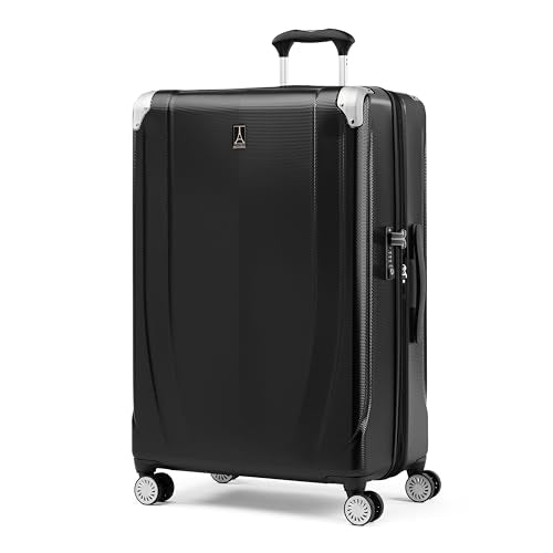 Travelpro Pathways 3 Hardside Checked Luggage Suitcase, Black, 28-Inch - color: Black Knight, size: Checked Large 28 Inch