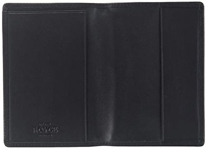 Royce Leather Rfid 차단 여권 여행 문서 정리함, 천연 가죽 포장 정리함, 블랙 1, 단일 사이즈, Rfid 차단 여권 여행 서류 정리함, 천연 가죽 - color: 블랙 1