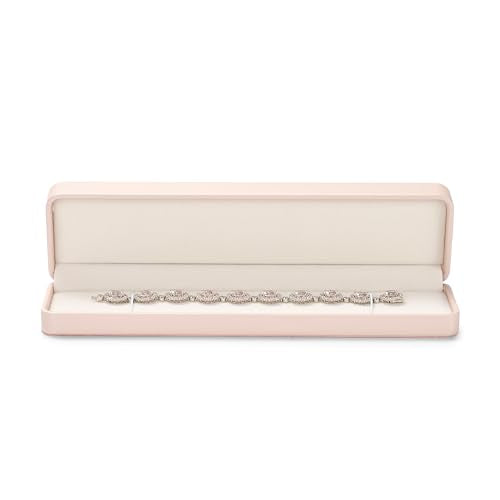 Oirlv Pink Long Necklace Storage Box - color: Pink, size: Long Chain Box