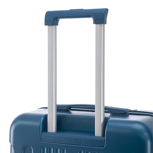 Hardside Luggage Sets, Lightweight Stripes Suitcase with Spinner Wheels, Blue-222 - color: Blue-222, size: 20/24/28 Inch