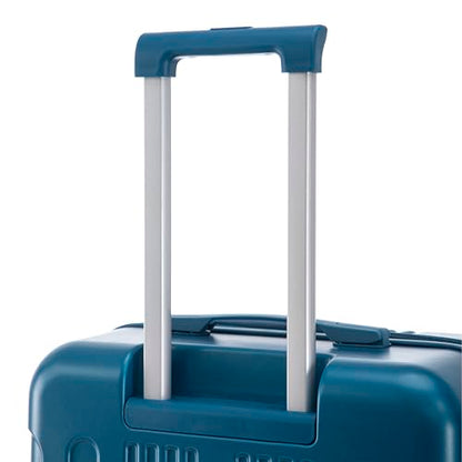 Hardside Luggage Sets, Lightweight Stripes Suitcase with Spinner Wheels, Blue-222 - color: Blue-222, size: 20/24/28 Inch