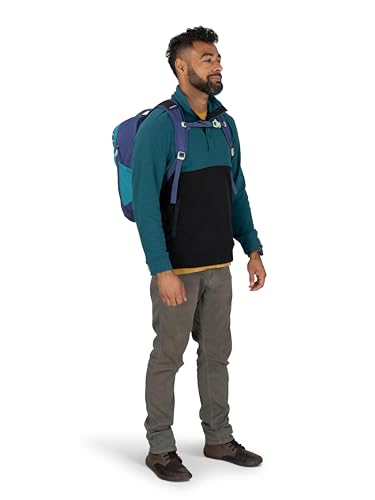 Osprey Daylite Expandable 26+6 Travel Pack, Blue Spikemoss/Alkaline - color: Blue Spikemoss/Alkaline