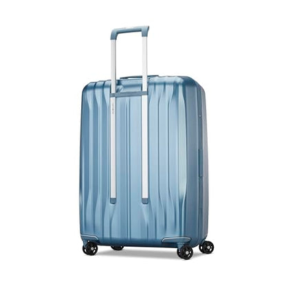 Samsonite UpLIFT Large Checked Hardside Luggage with Spinner Wheels - Airline-Approved, TSA Lock, Adjustable Handle System - Polycarbonate Hard Suitcase for Ultra Lightweight Travel - Elemental Blue - color: Elemental Blue, size: Large Checked Spinner