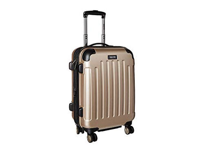 Kenneth Cole REACTION Renegade Luggage Expandable 8-Wheel Spinner Lightweight Hardside Suitcase, Champagne, 20-Inch Carry On - color: Champagne, size: 20-Inch Carry On